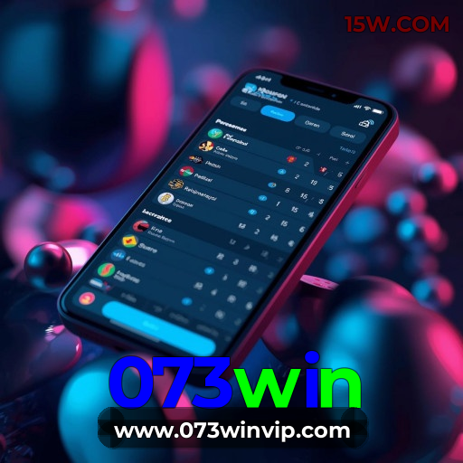 Aplicativo móvel 073win para iOS e Android